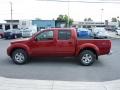 2012 Lava Red Nissan Frontier SV Crew Cab 4x4  photo #4
