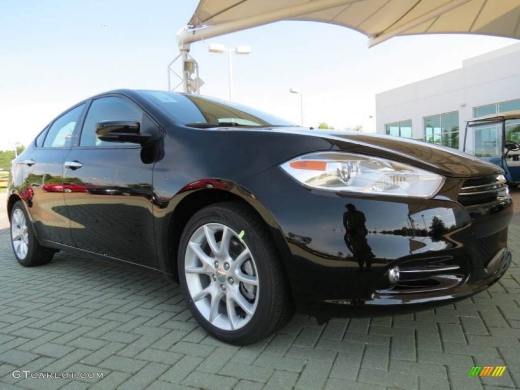 Pitch Black 2013 Dodge Dart Limited Exterior Photo #69524415