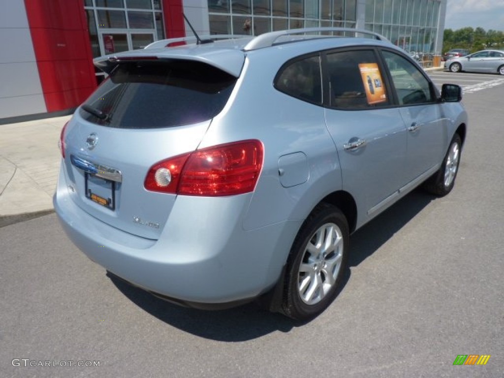 2012 Rogue SV AWD - Frosted Steel / Gray photo #7
