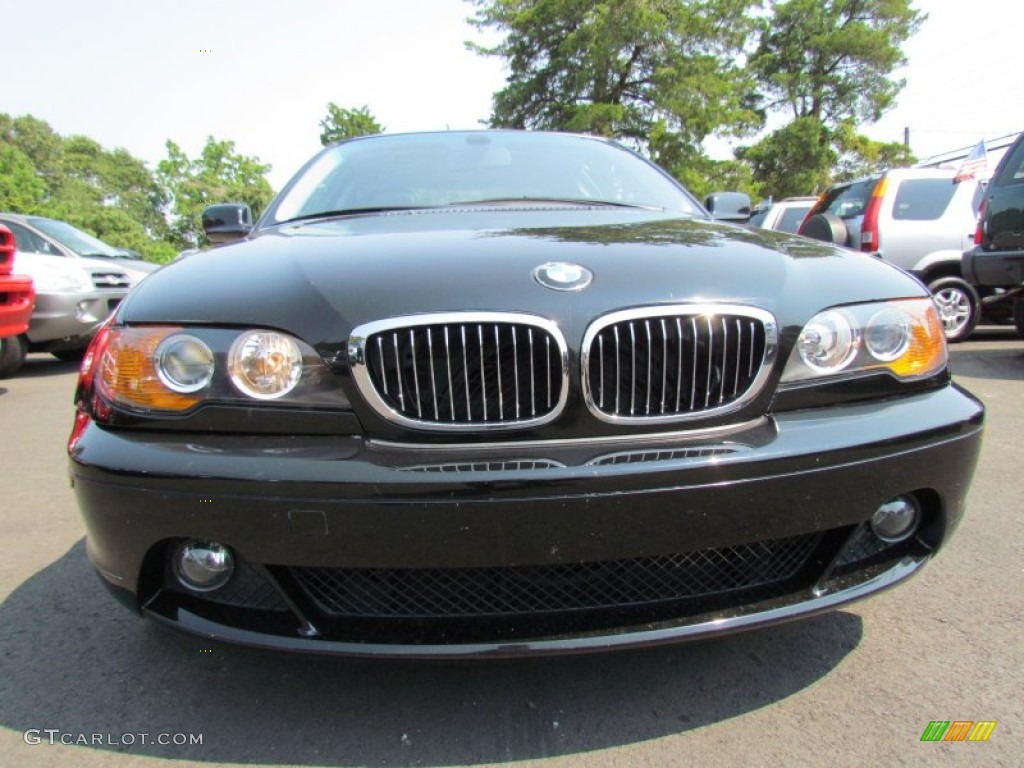 2006 3 Series 325i Coupe - Jet Black / Black photo #3
