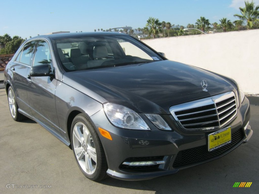 2013 E 350 Sedan - Steel Grey Metallic / Ash photo #1