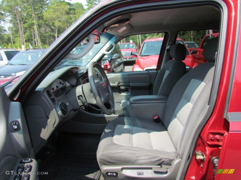 2004 Explorer Sport Trac XLT 4x4 - Red Fire Metallic / Medium Dark Flint/Dark Flint photo #16
