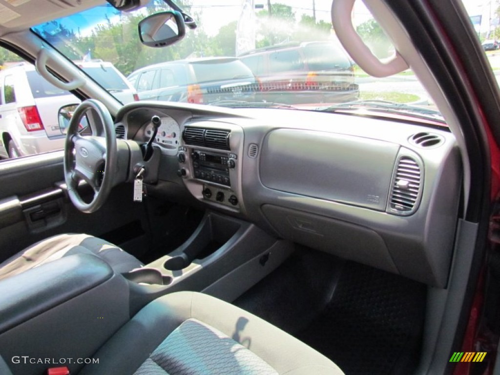 2004 Explorer Sport Trac XLT 4x4 - Red Fire Metallic / Medium Dark Flint/Dark Flint photo #26
