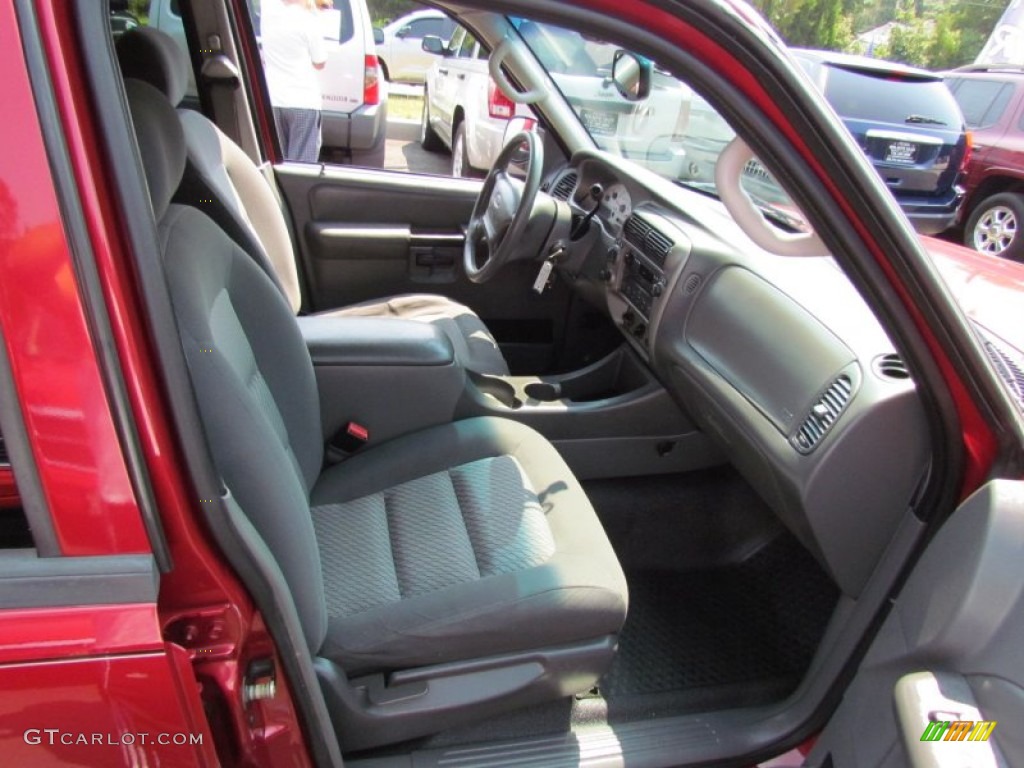 2004 Explorer Sport Trac XLT 4x4 - Red Fire Metallic / Medium Dark Flint/Dark Flint photo #28