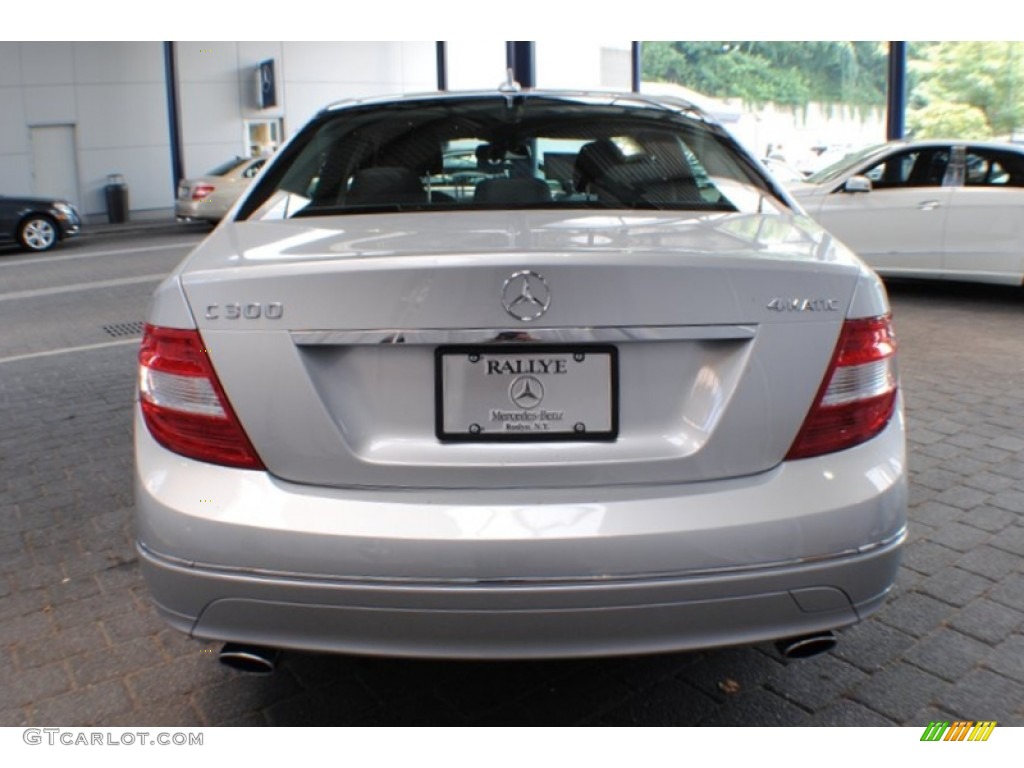 2010 C 300 Luxury 4Matic - Iridium Silver Metallic / Black photo #5