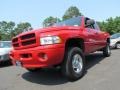 1999 Flame Red Dodge Ram 1500 Sport Extended Cab 4x4  photo #1