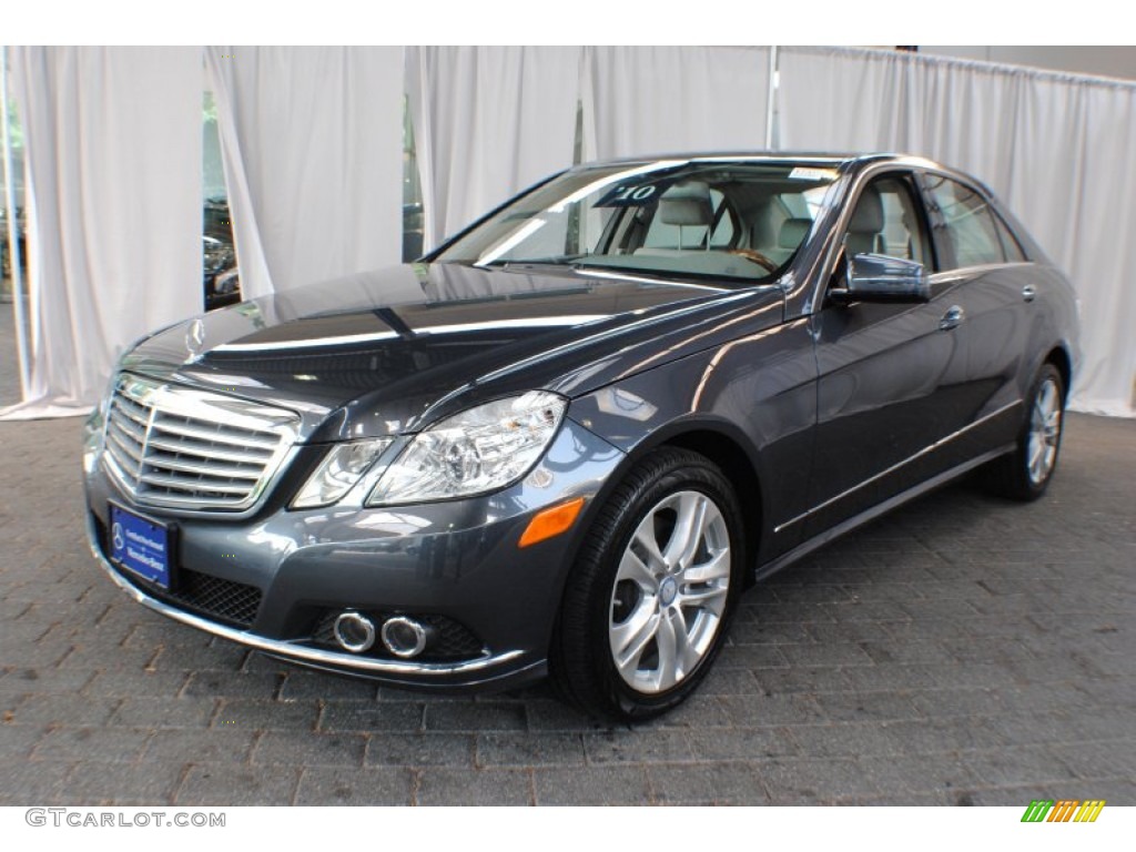 2010 E 350 4Matic Sedan - Steel Grey Metallic / Ash Gray photo #1