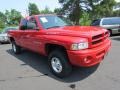 Flame Red 1999 Dodge Ram 1500 Sport Extended Cab 4x4 Exterior