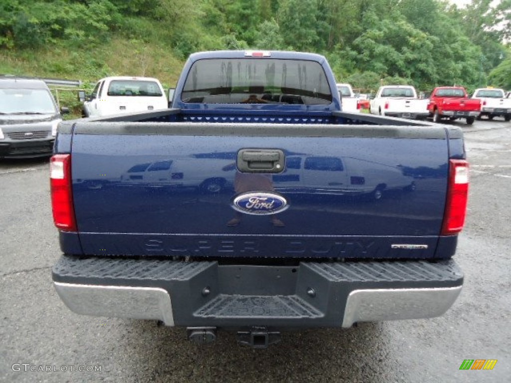 2012 F250 Super Duty XLT SuperCab 4x4 - Dark Blue Pearl Metallic / Steel photo #3