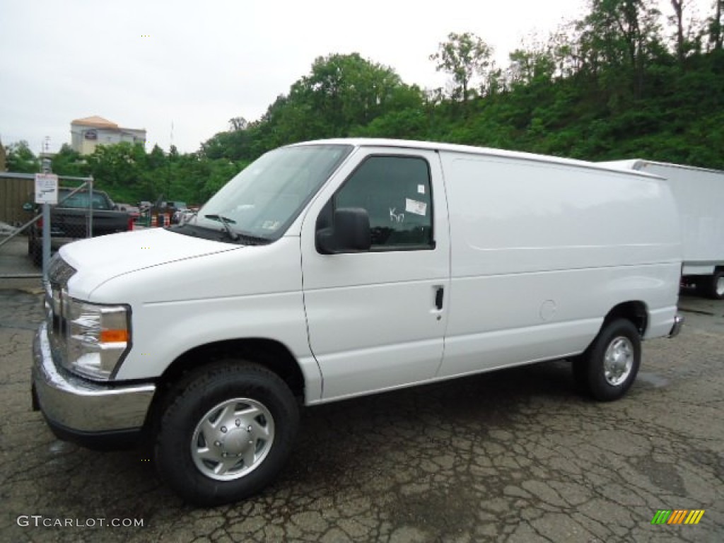 2012 E Series Van E250 Cargo - Oxford White / Medium Flint photo #6