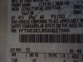 2012 Oxford White Ford E Series Van E250 Cargo  photo #12