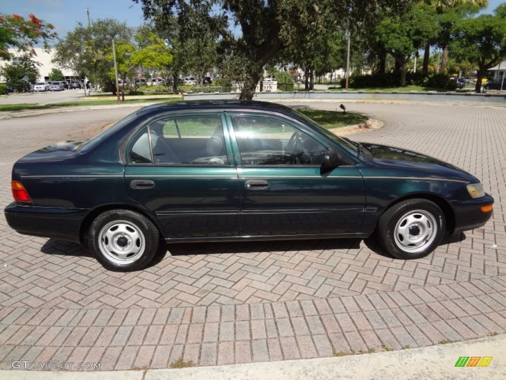 1997 Corolla  - Dark Emerald Pearl Green Metallic / Gray photo #4