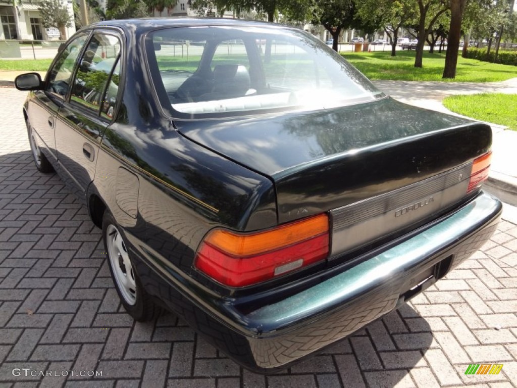 1997 Corolla  - Dark Emerald Pearl Green Metallic / Gray photo #7