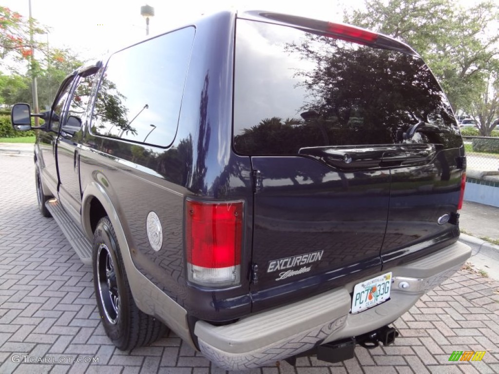 2000 Excursion Limited - Deep Wedgewood Blue Metallic / Medium Graphite photo #5