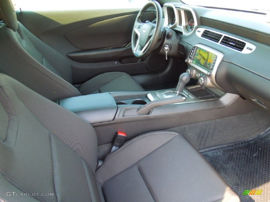 Black Interior 2013 Chevrolet Camaro LT Coupe Photo #69531111