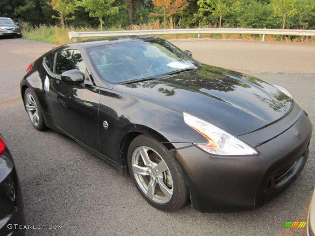 2009 370Z Coupe - Magnetic Black / Black Cloth photo #1