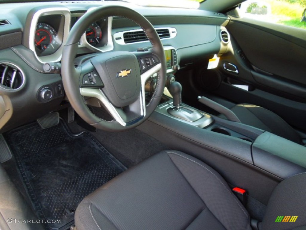 Black Interior 2013 Chevrolet Camaro LT Coupe Photo #69531147