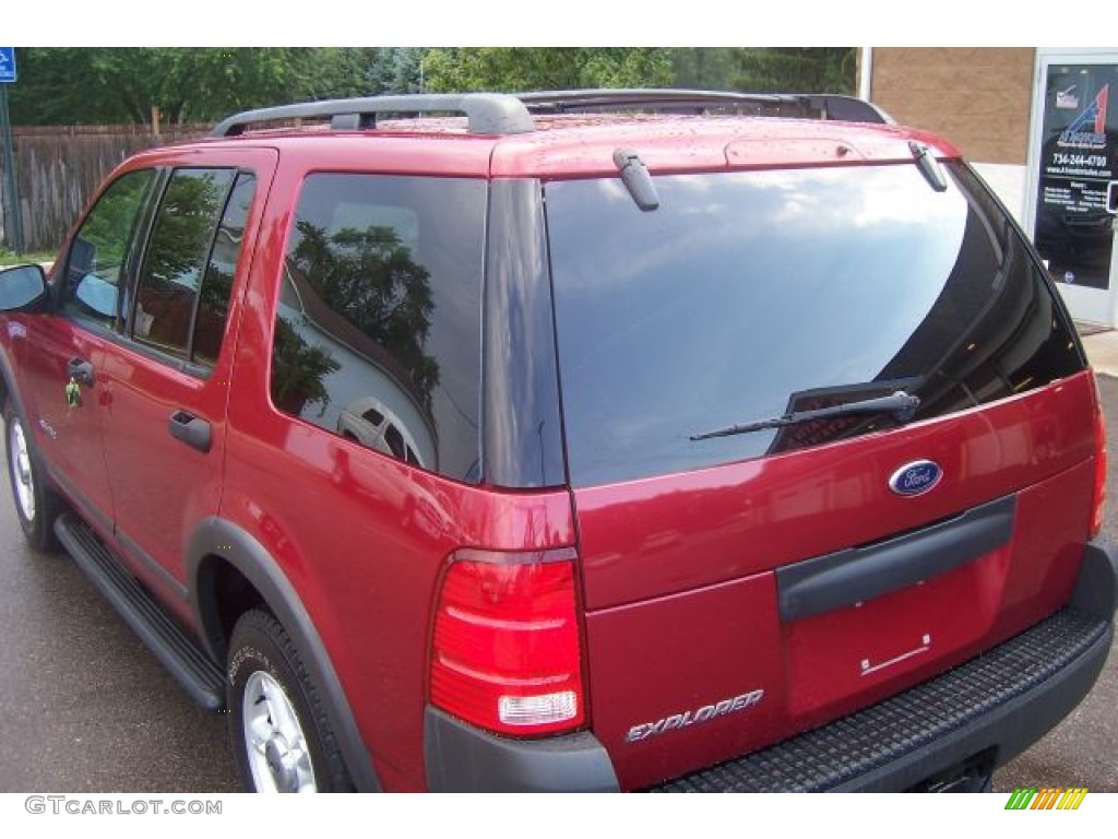 2004 Explorer XLS 4x4 - Redfire Metallic / Graphite photo #10