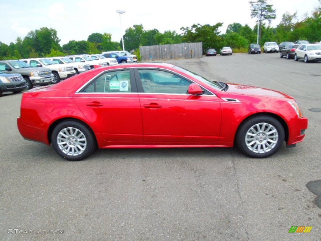 Crystal Red Tintcoat 2012 Cadillac CTS 3.0 Sedan Exterior Photo #69532074