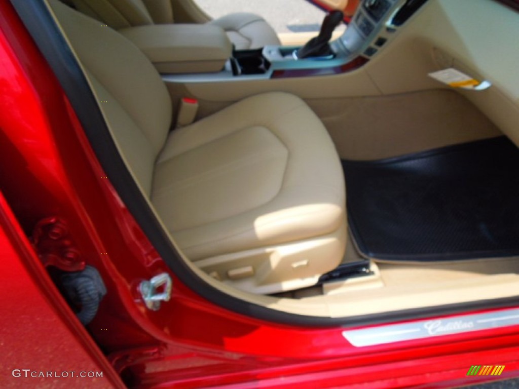 2012 CTS 3.0 Sedan - Crystal Red Tintcoat / Cashmere/Cocoa photo #22