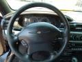 Dark Slate Gray 2004 Chrysler Sebring Touring Convertible Steering Wheel