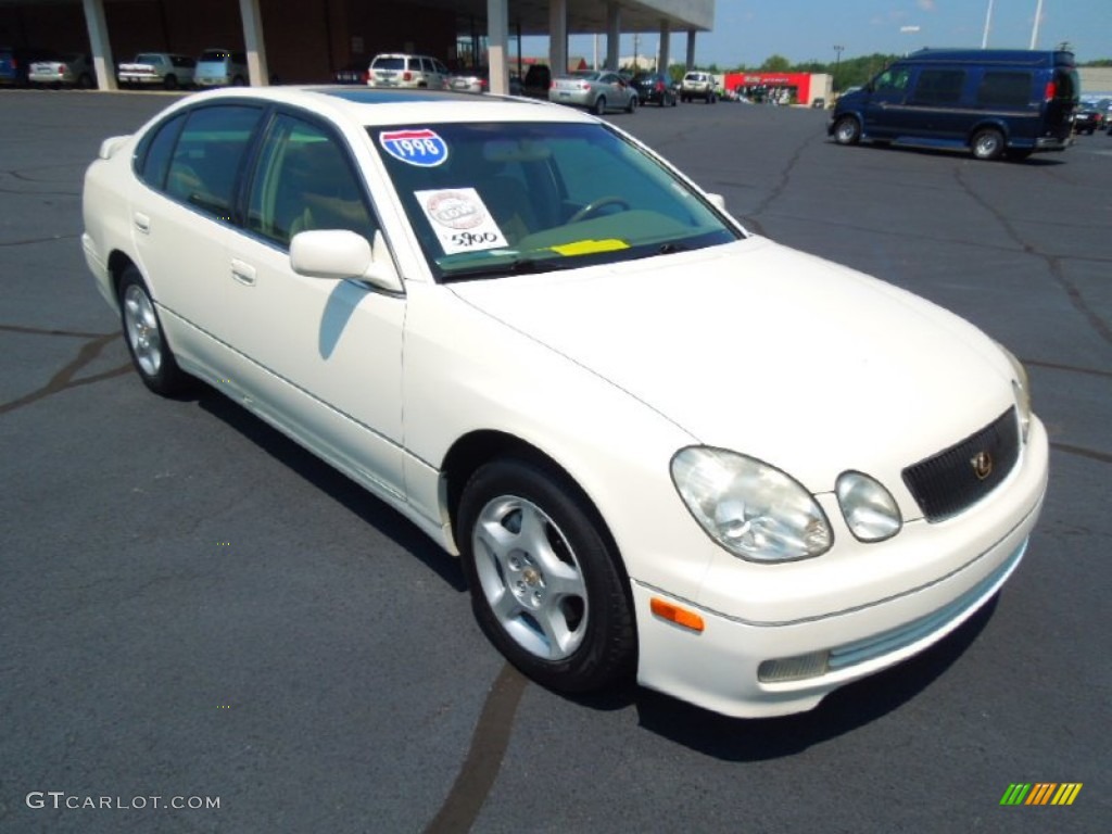 1998 GS 300 - Diamond White Pearl / Ivory photo #1