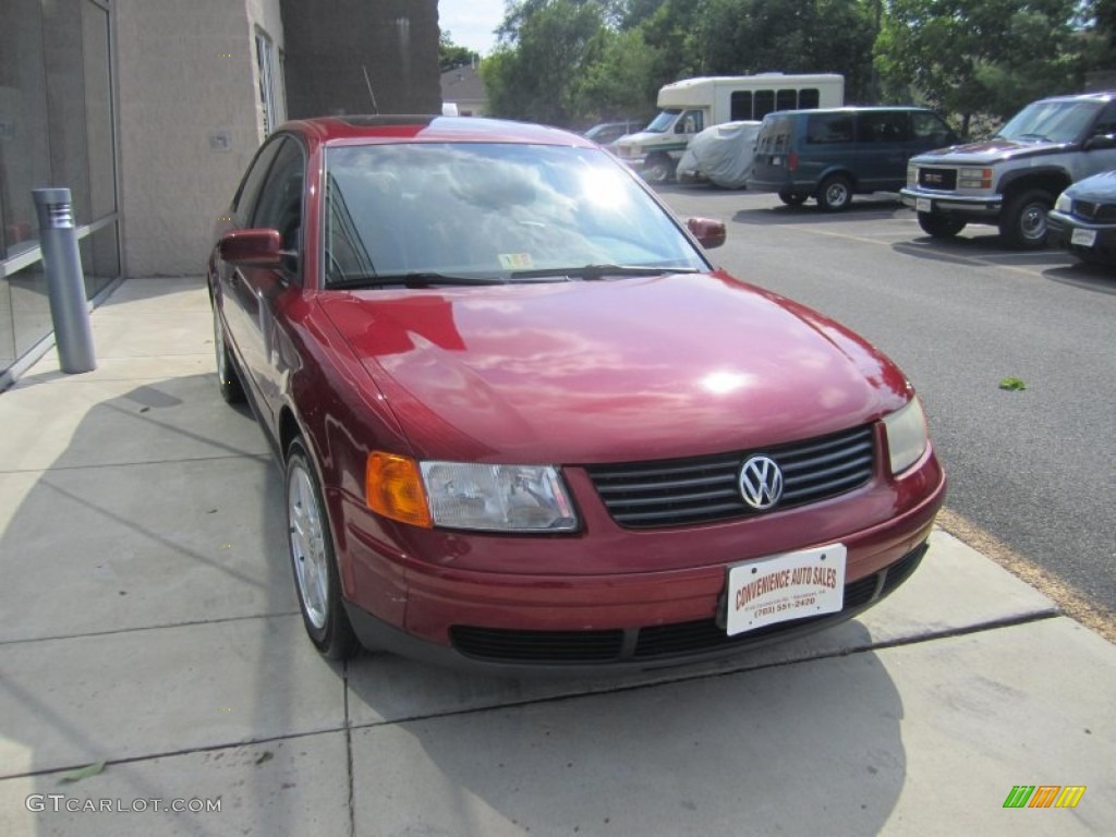 Colorado Red Metallic Volkswagen Passat