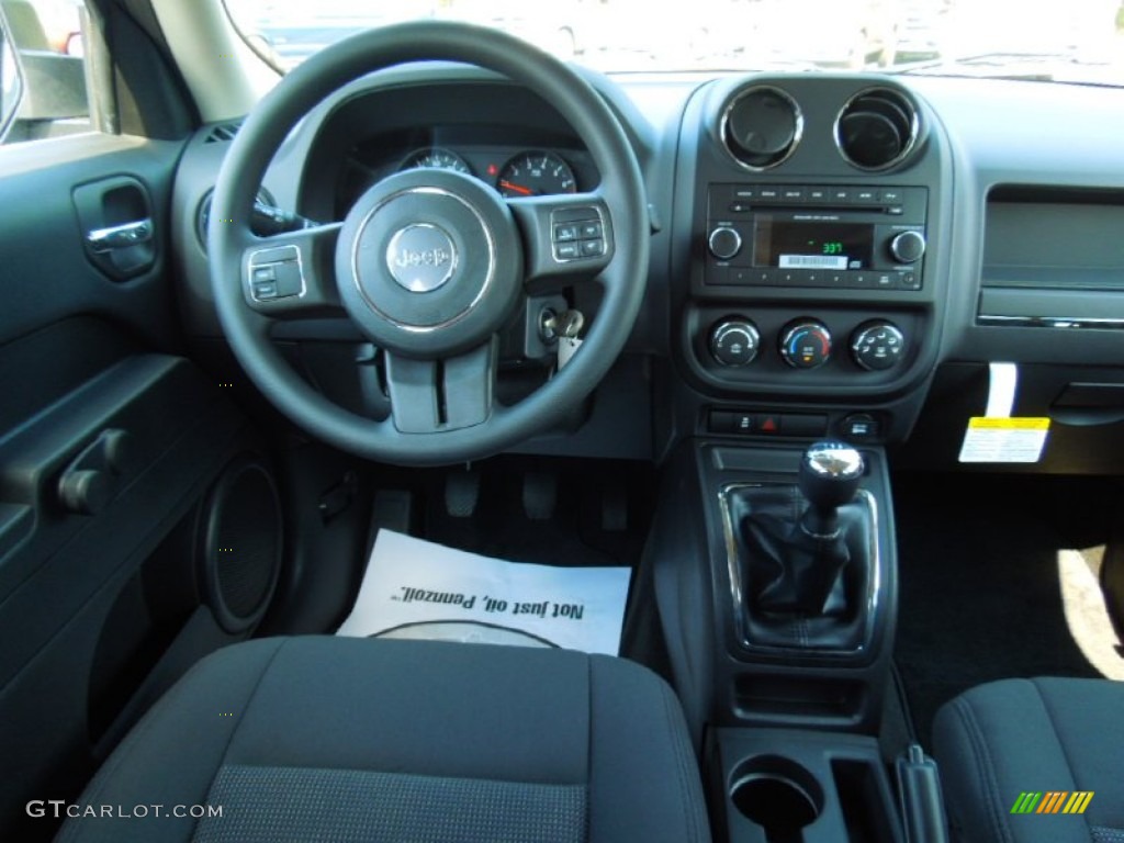 2013 Jeep Patriot Sport Dark Slate Gray Dashboard Photo #69533913