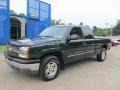 2003 Dark Green Metallic Chevrolet Silverado 1500 LS Extended Cab 4x4  photo #1