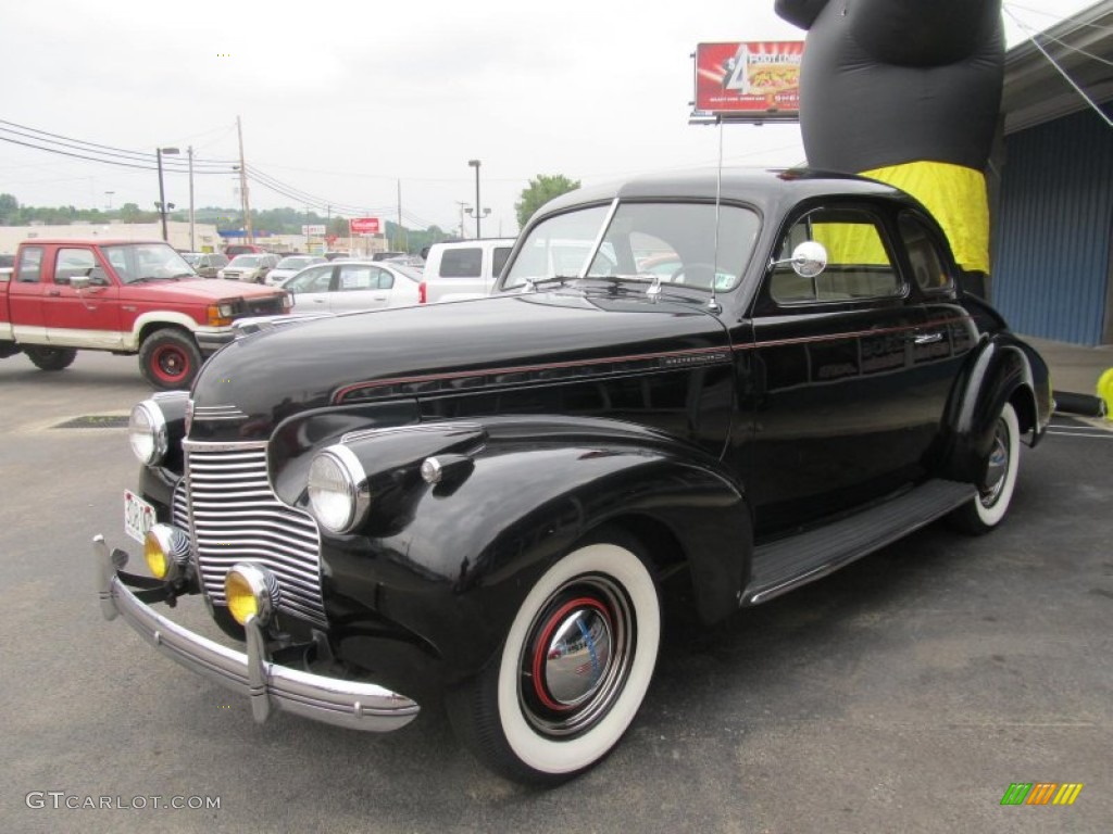 1940 Master Deluxe Business Coupe - Black / Tan photo #4