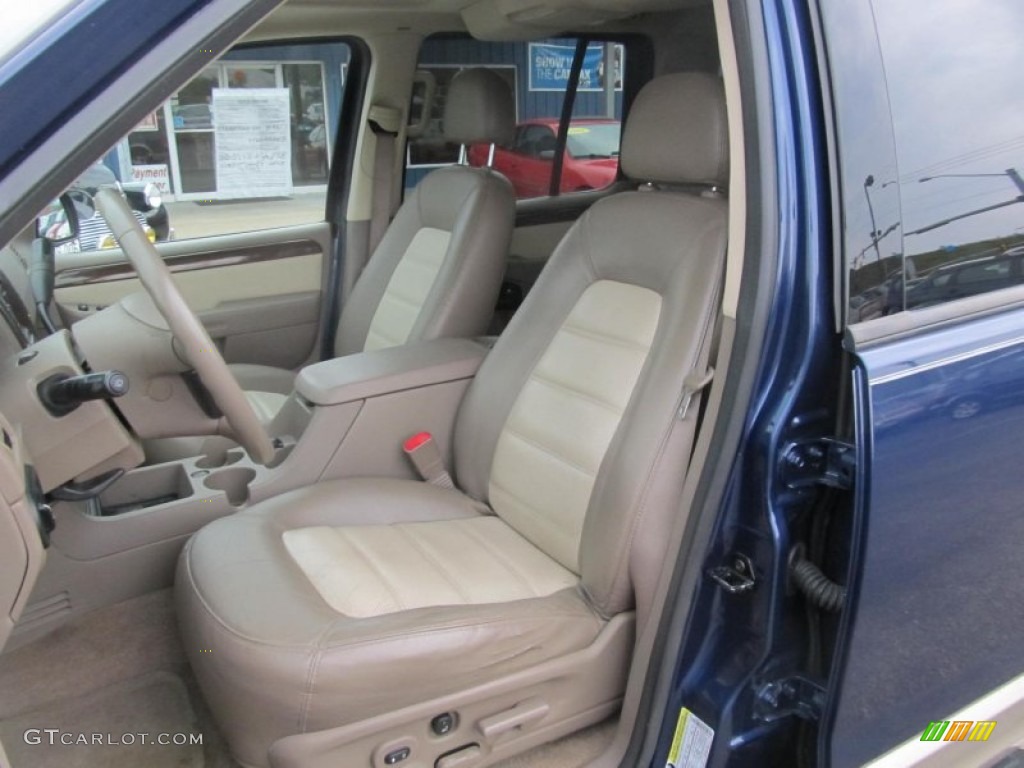 Medium Parchment Interior 2005 Ford Explorer Eddie Bauer 4x4 Photo #69535359