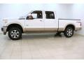 White Platinum Metallic Tri-Coat 2012 Ford F250 Super Duty King Ranch Crew Cab 4x4 Exterior