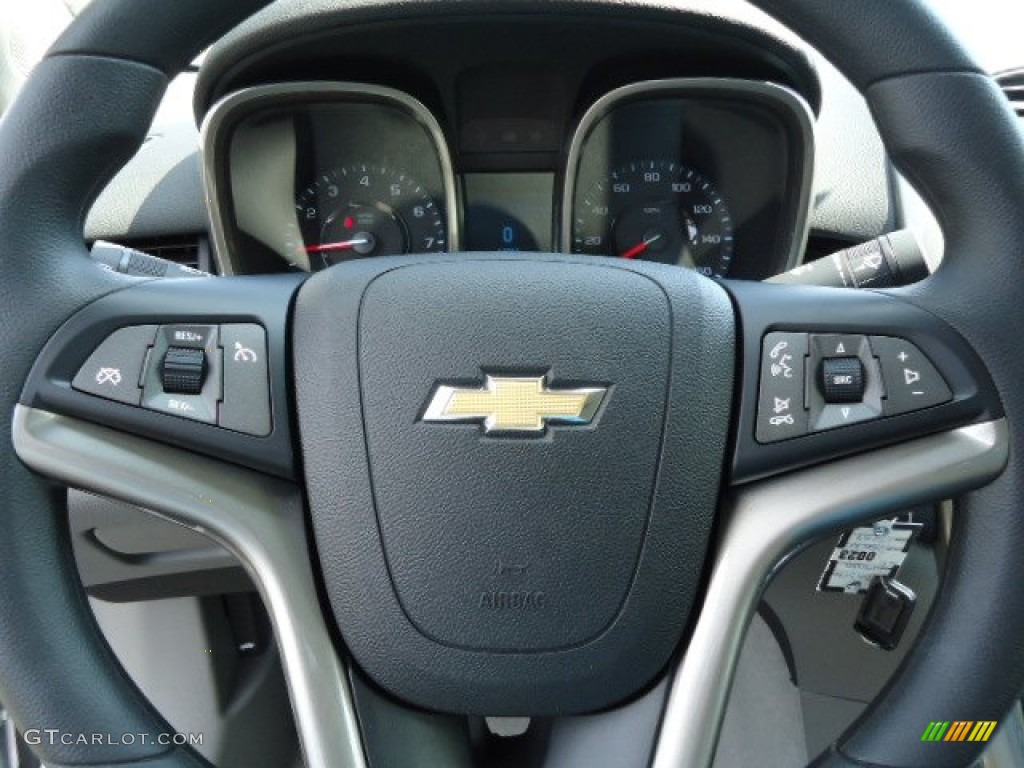 2013 Chevrolet Malibu LS Jet Black/Titanium Steering Wheel Photo #69536394