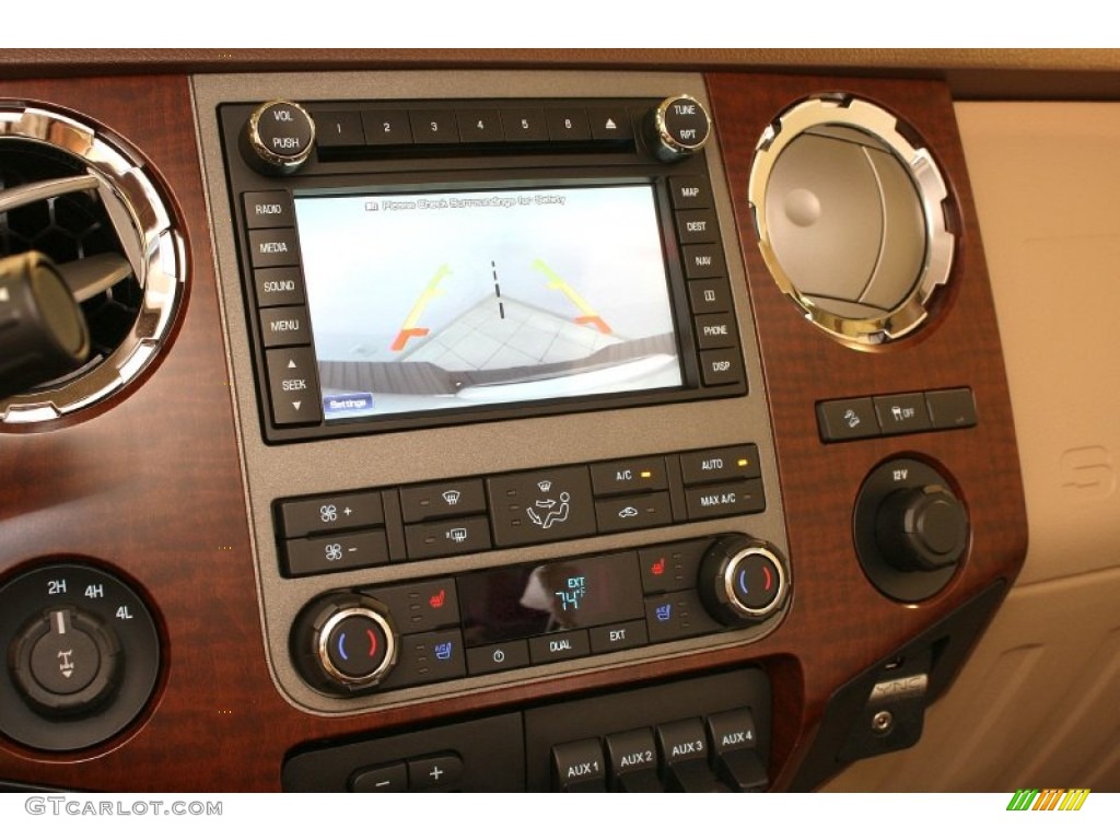 2012 Ford F250 Super Duty King Ranch Crew Cab 4x4 Controls Photo #69536550