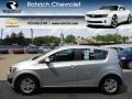 2012 Silver Ice Metallic Chevrolet Sonic LS Hatch  photo #1