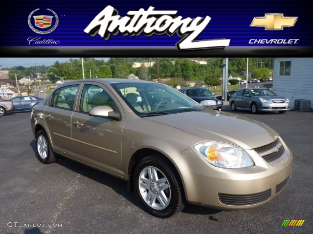 2005 Cobalt LS Sedan - Sandstone Metallic / Neutral Beige photo #1