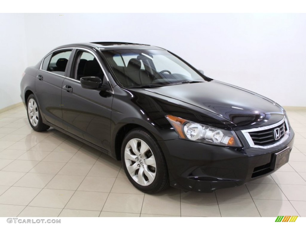 Crystal Black Pearl 2010 Honda Accord EX Sedan Exterior Photo #69538875