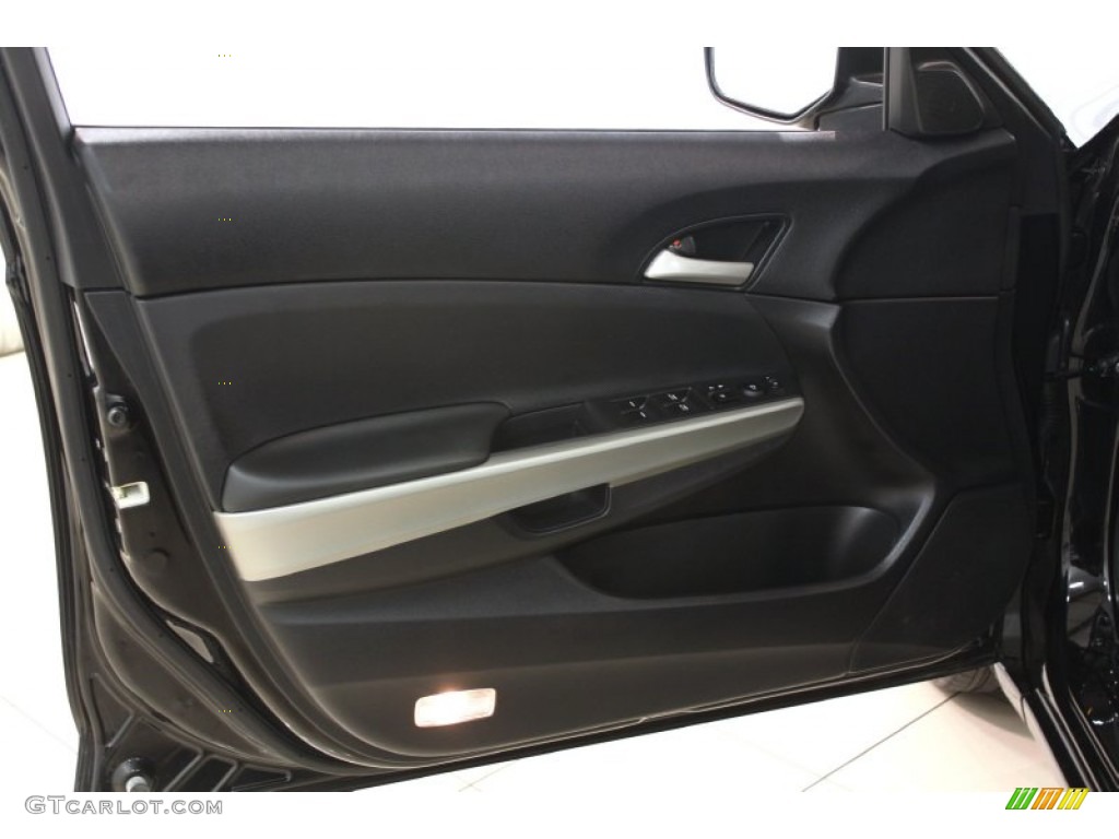 2010 Honda Accord EX Sedan Black Door Panel Photo #69538908
