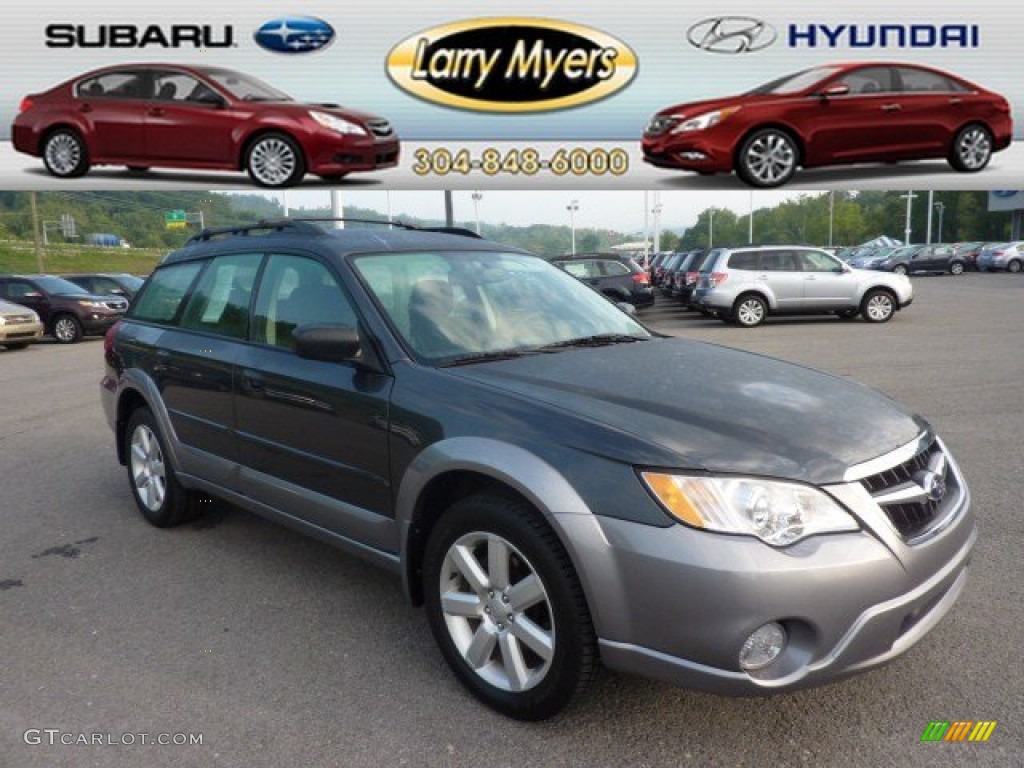 2009 Outback 2.5i Special Edition Wagon - Diamond Gray Metallic / Off Black photo #1
