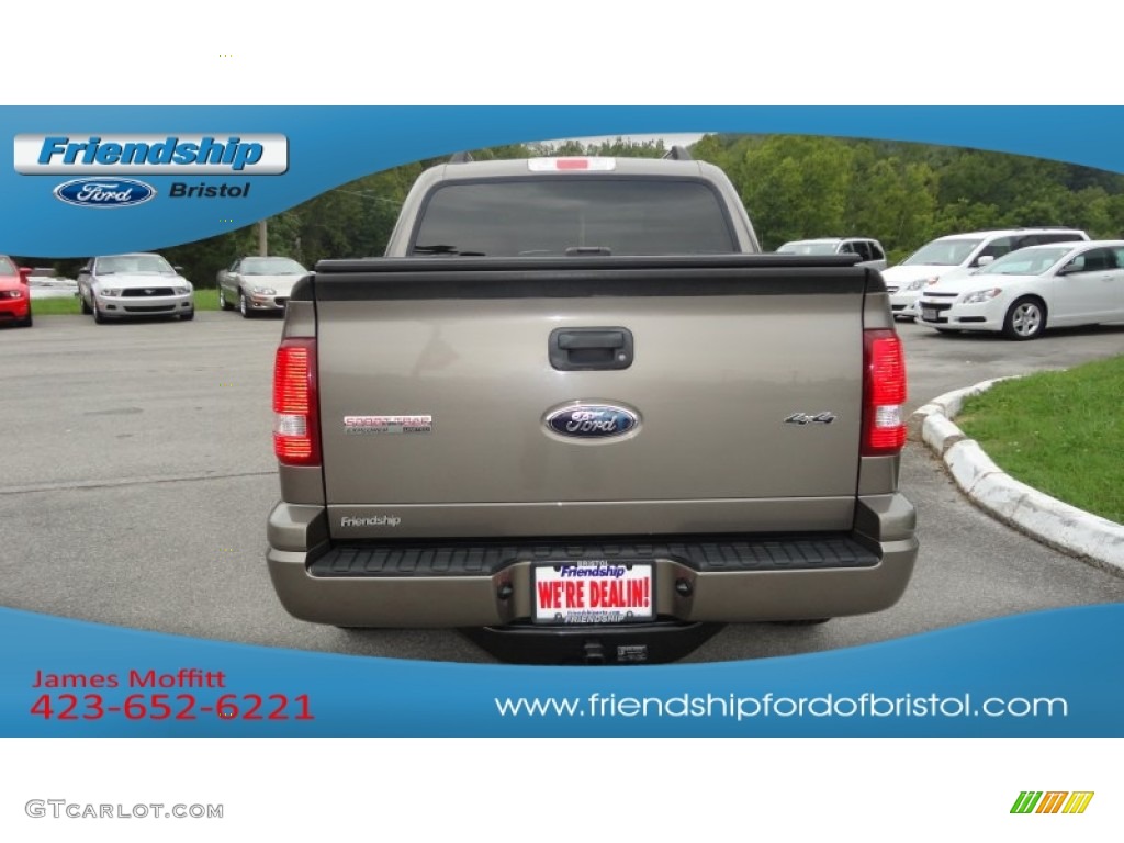2007 Explorer Sport Trac Limited 4x4 - Mineral Grey Metallic / Dark Charcoal/Camel photo #7