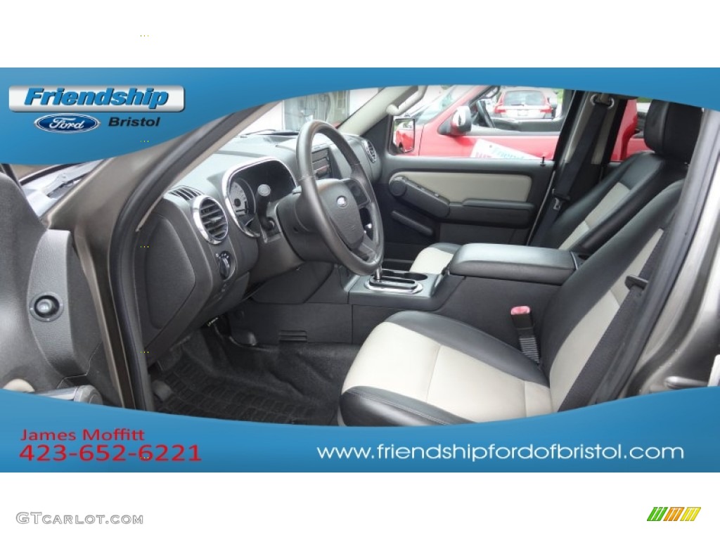 2007 Explorer Sport Trac Limited 4x4 - Mineral Grey Metallic / Dark Charcoal/Camel photo #13