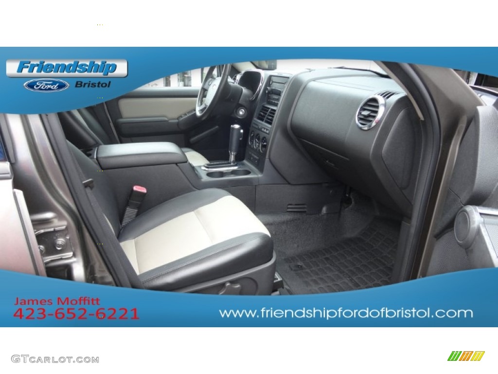 2007 Explorer Sport Trac Limited 4x4 - Mineral Grey Metallic / Dark Charcoal/Camel photo #20