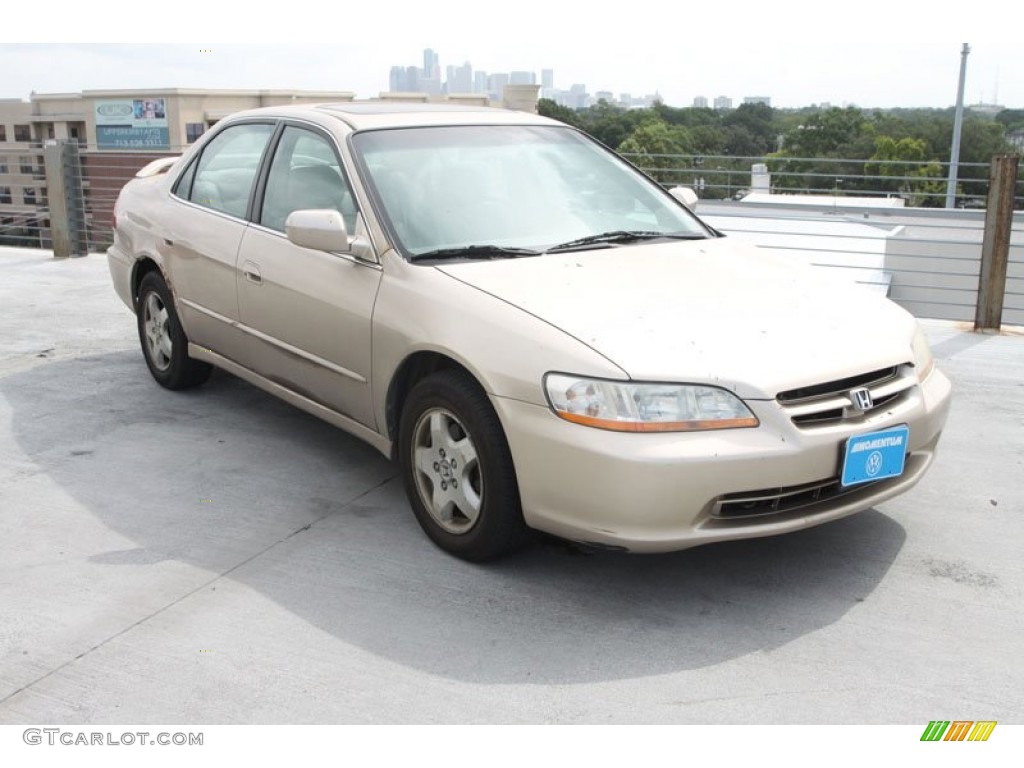 2000 Accord EX V6 Sedan - Naples Gold Metallic / Ivory photo #1