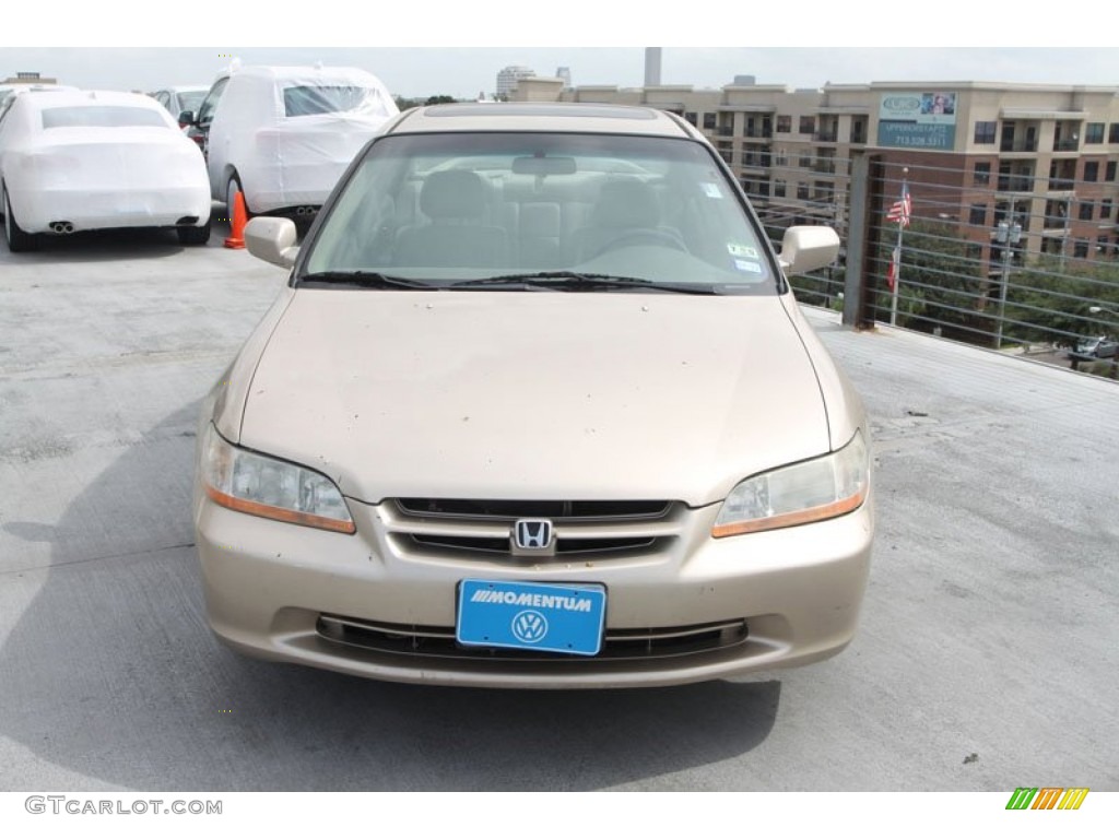 2000 Accord EX V6 Sedan - Naples Gold Metallic / Ivory photo #2