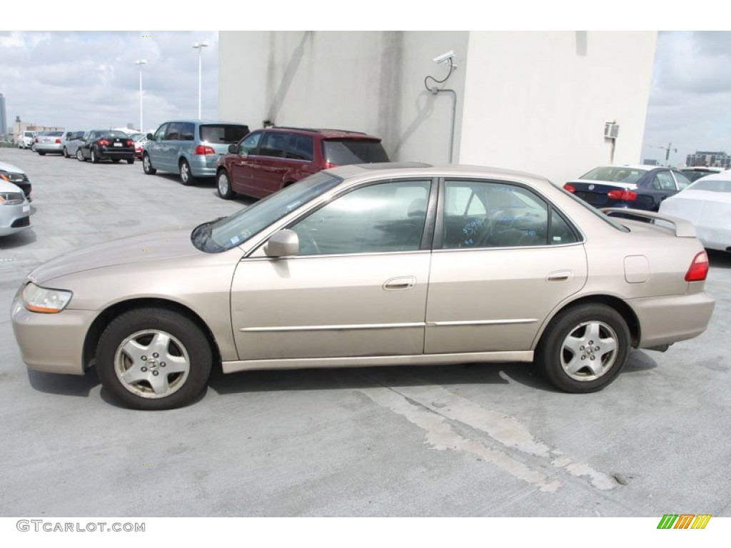 2000 Accord EX V6 Sedan - Naples Gold Metallic / Ivory photo #4