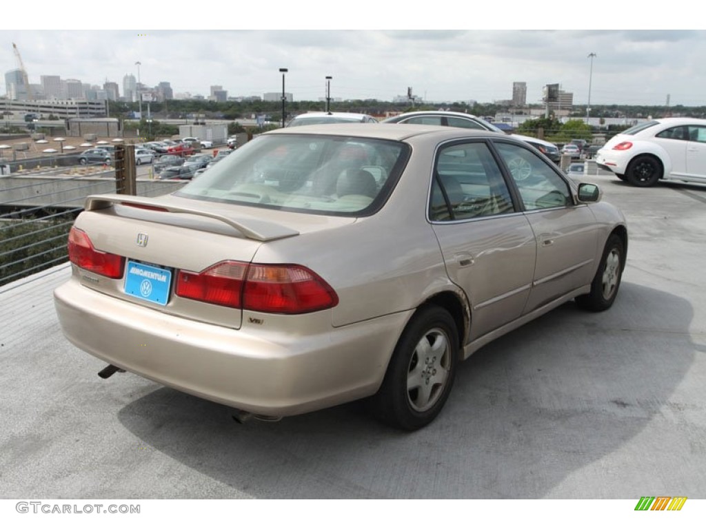 2000 Accord EX V6 Sedan - Naples Gold Metallic / Ivory photo #7