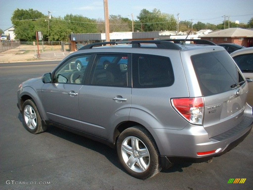 2009 Forester 2.5 X Limited - Steel Silver Metallic / Platinum photo #6