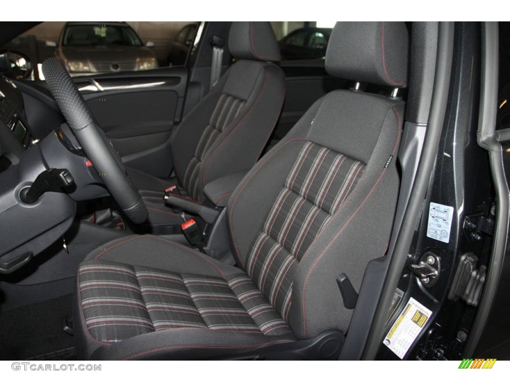 Interlagos Plaid Cloth Interior 2013 Volkswagen GTI 4 Door Photo #69540906