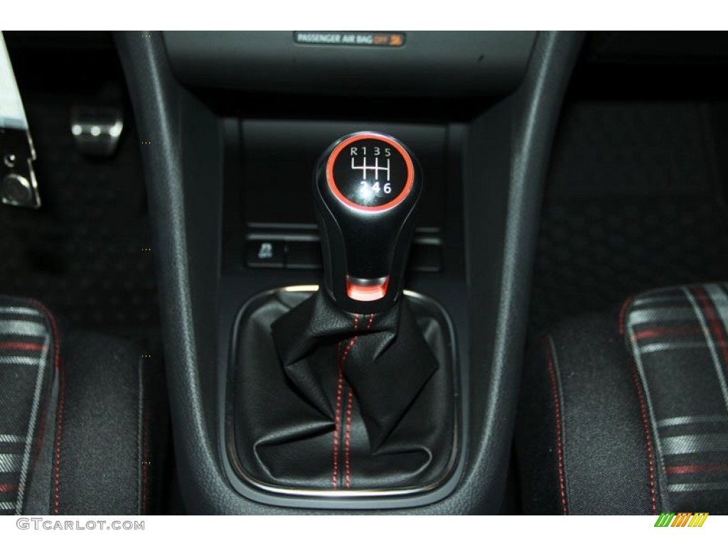 2013 GTI 4 Door - Carbon Steel Gray Metallic / Interlagos Plaid Cloth photo #18