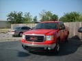 2008 Fire Red GMC Sierra 1500 SLE Crew Cab  photo #1